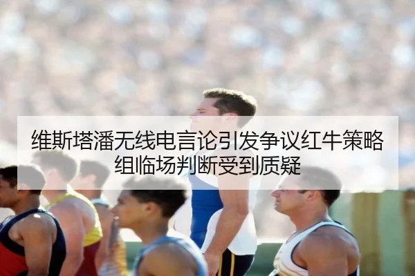 维斯塔潘无线电言论引发争议红牛策略组临场判断受到质疑